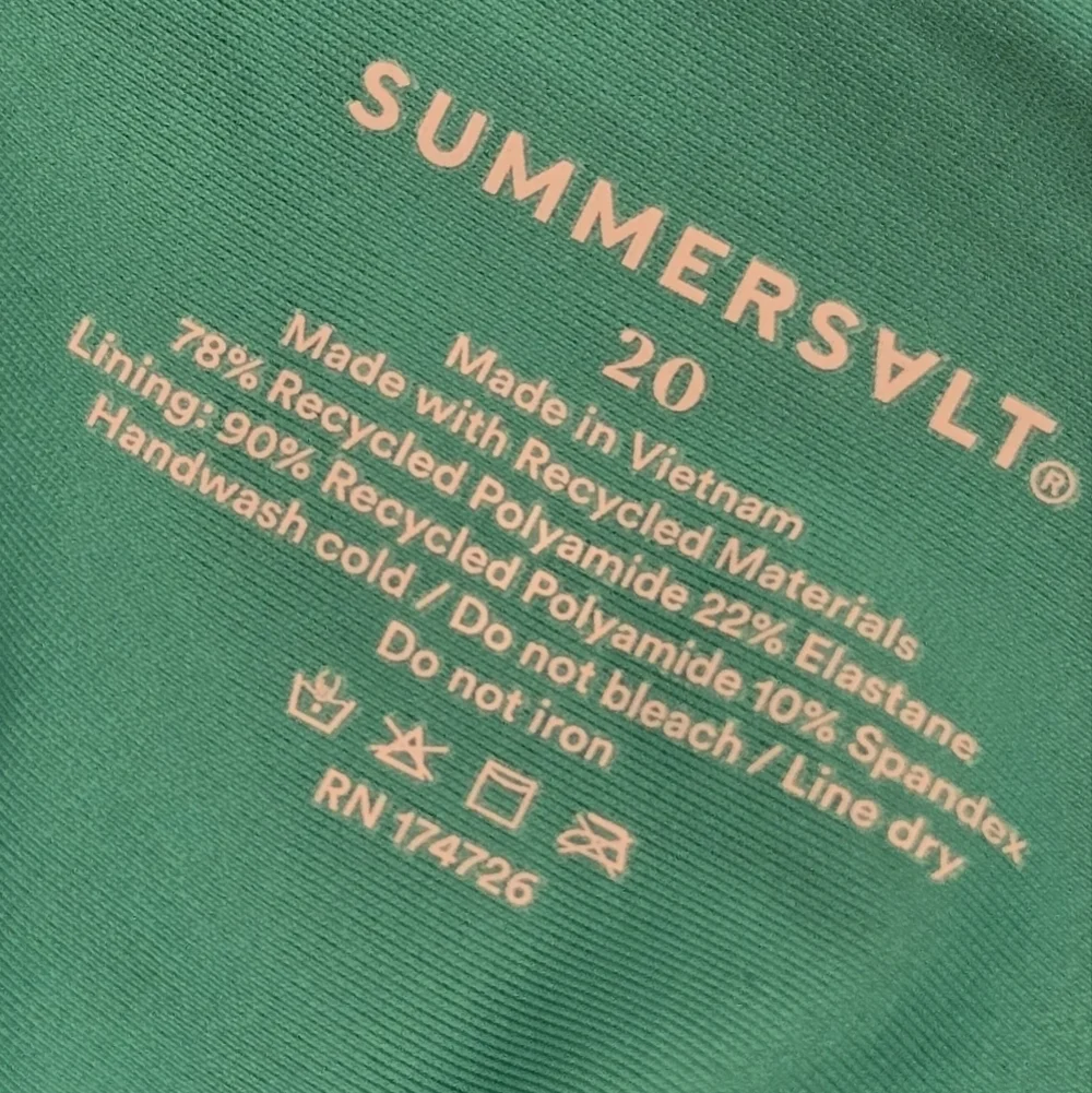 Summersalt The Sidestroke Swimsuit one‎ piece in Blue Lagoon White size 20